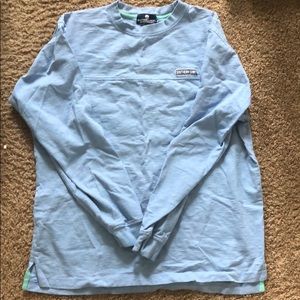 The Southern Shirt Company Blue Oversized LS Shirt